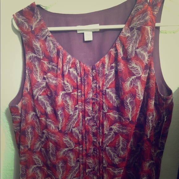 Coldwater Creek Tops - New feather pattern blouse